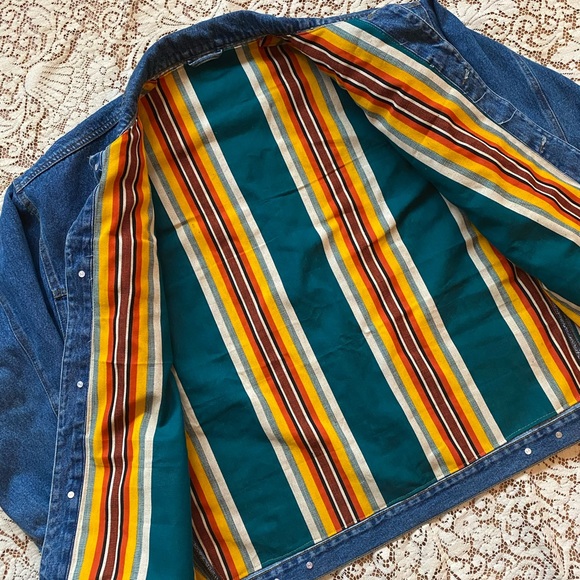 Vintage Denim Lined Jacket - Picture 4 of 4